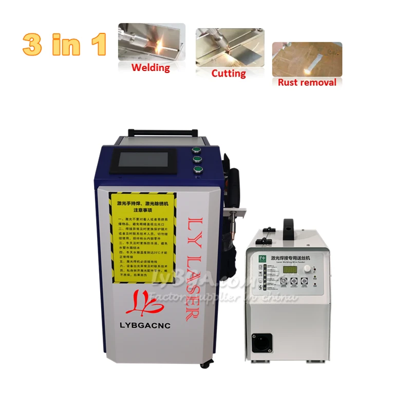 Fiber Laser Welding Machine 1500W - Lazer Temizleme Makinesi 5'i 1 Arada