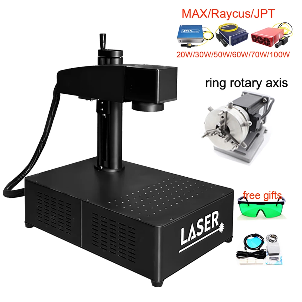 Jpt Fiber Laser 50W - Fiber Lazer Metal Halka Markalama Gravür
