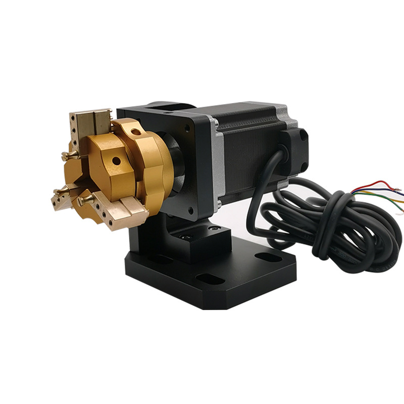 Laser Marking Machine Rotary Axis - Fiber Lazer 4th Eksen Halkası Takı