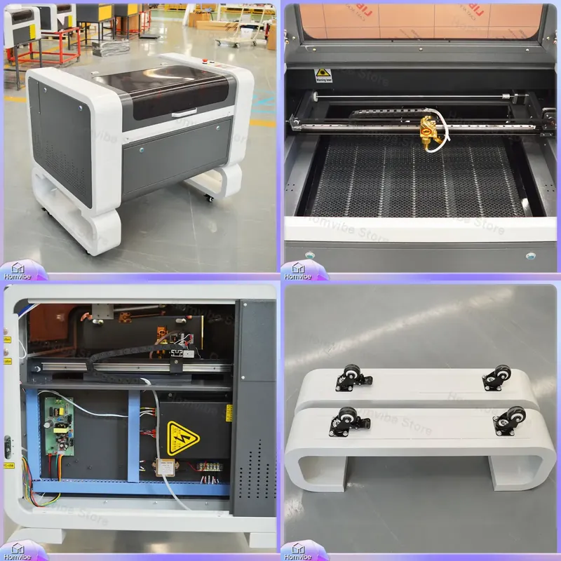 2025 Yeni 50W 60W 80W 100W CO2 - Co2 Laser Engraver 80W 6040 incelemesi ve fiyatı