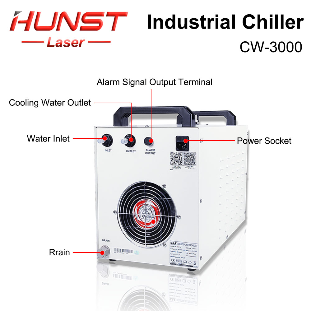 HUNST S&A CW3000 Endüstriyel S - Laser Engraver 40W Co2 incelemesi ve fiyatı