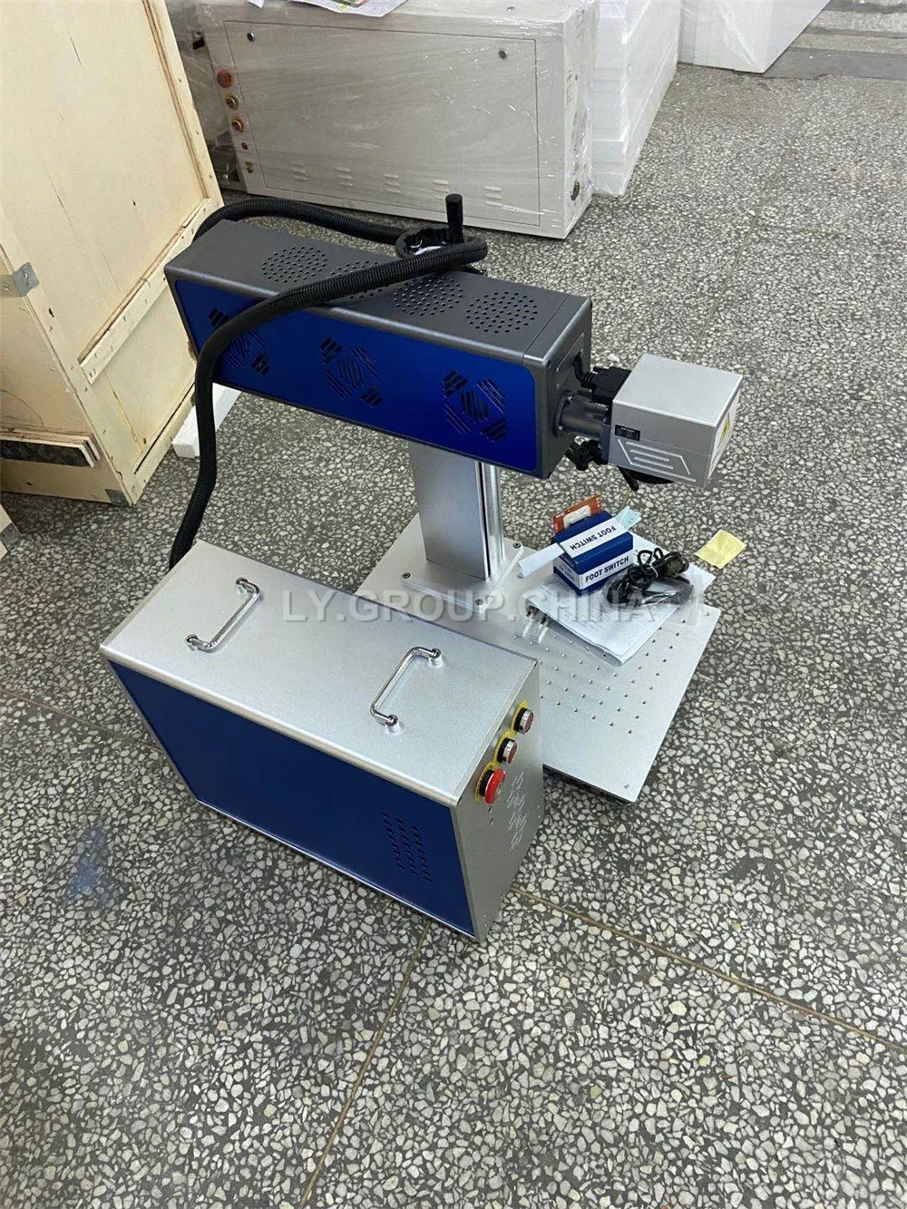 BJJCZ DAVI 40W Co2 Lazer İşare - Laser Marking Machine Rotary Axis incelemesi ve fiyatı