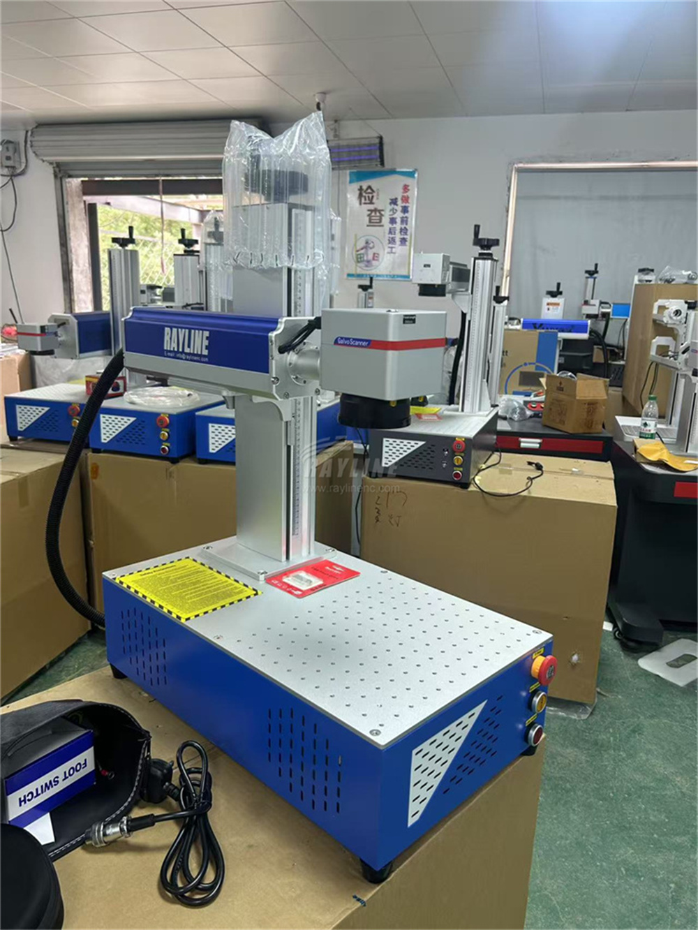 30W 50W 100W Taşınabilir 3D Fi - Fiber Laser Marking Machine 100W incelemesi ve fiyatı