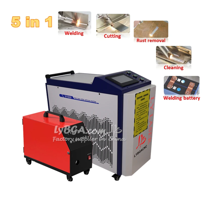 Lazer Temizleme Makinesi 5'i 1 - Fiber Laser Welding Machine 1500W incelemesi ve fiyatı