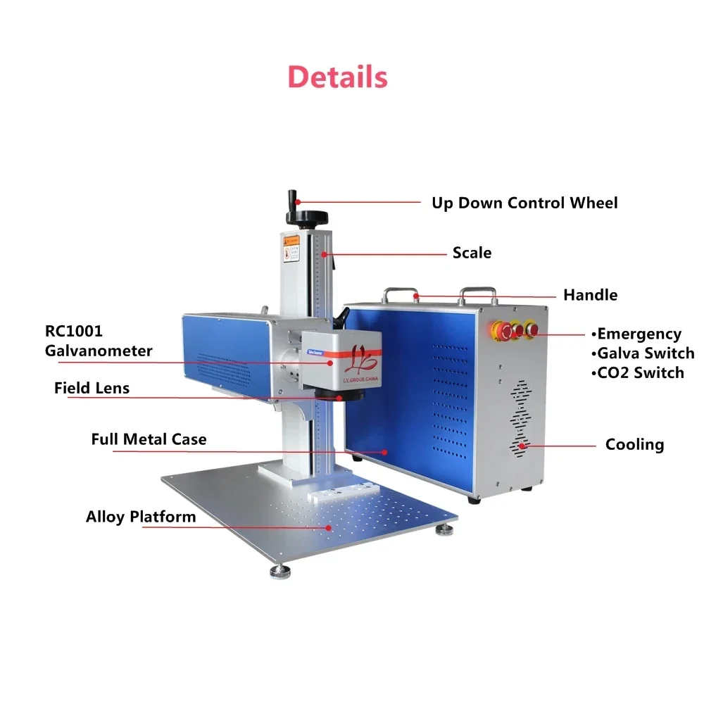 Metal Olmayan Ahşap CO2 Lazer  - Laser Marking Machine Rotary Axis incelemesi ve fiyatı