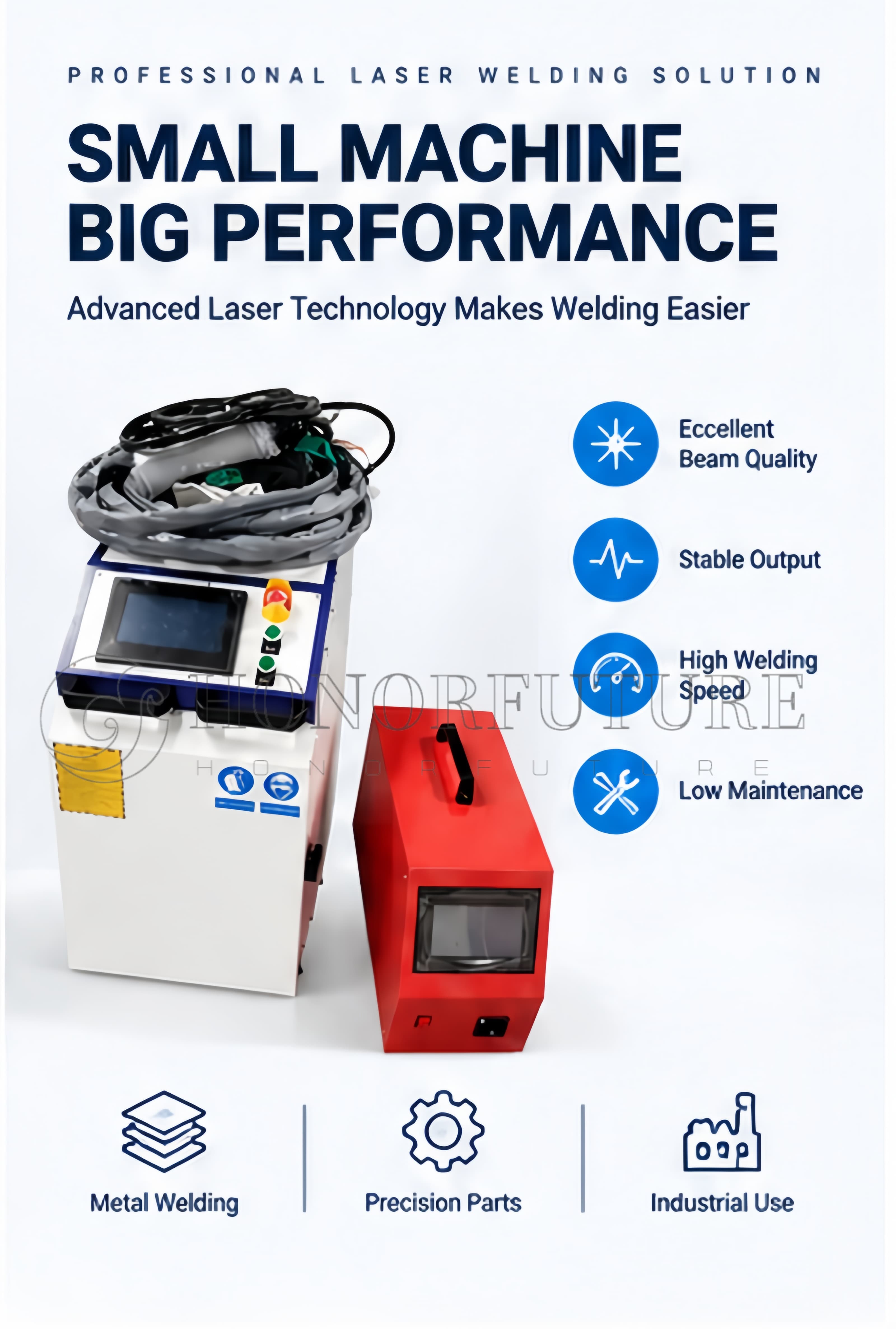 4'ü 1 Arada Taşınabilir Fiber  - Fiber Laser Cleaning Machine 1000W incelemesi ve fiyatı