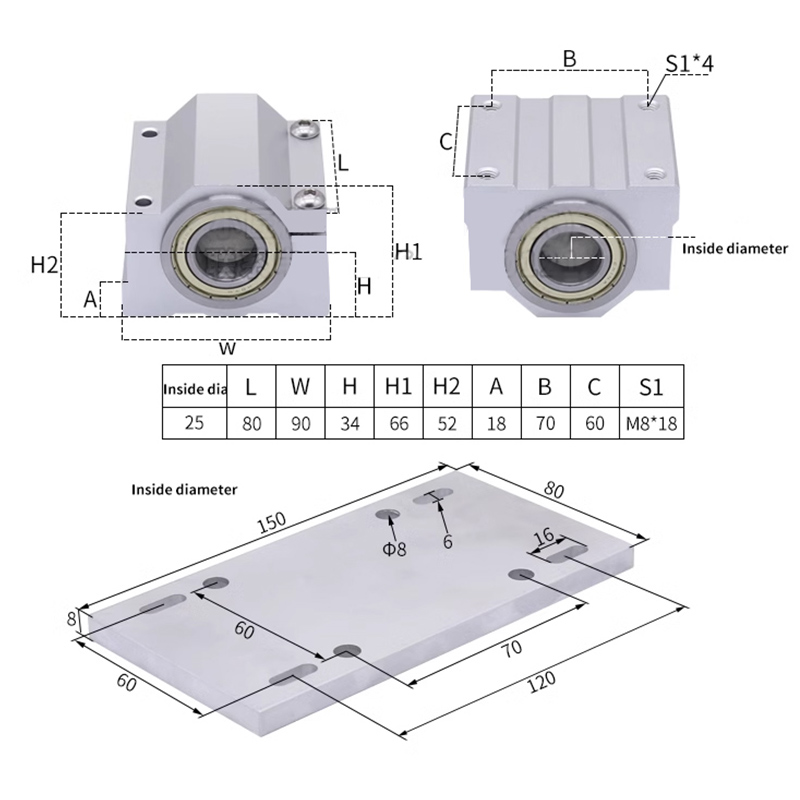 3 çene Chuck için 100mm 80mm 4 - Laser Marking Machine Rotary Axis incelemesi ve fiyatı