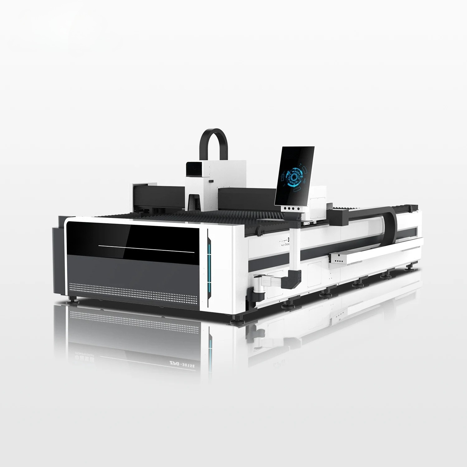 Yeni 1500w 2000w 3000w Fiber L - Fiber Laser Cutter 1500W Metal incelemesi ve fiyatı