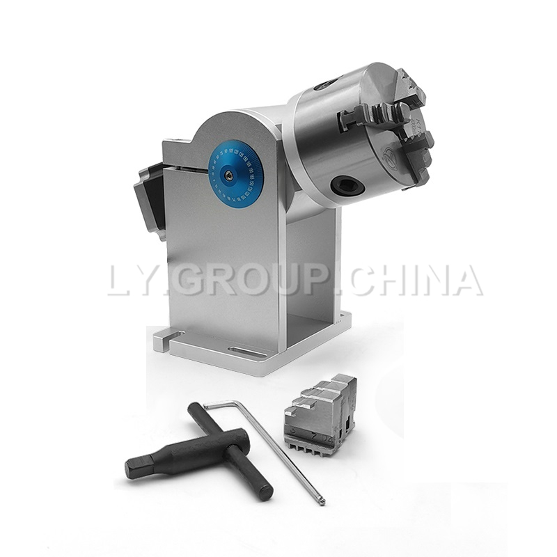 80mm Chuck D80 3 Pençeli Döner - Laser Marking Machine Rotary Axis incelemesi ve fiyatı