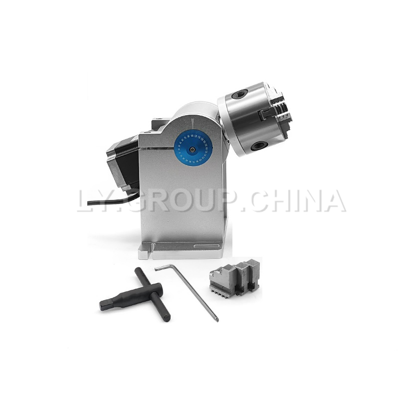 80mm Chuck D80 3 Pençeli Döner - Laser Marking Machine Rotary Axis incelemesi ve fiyatı