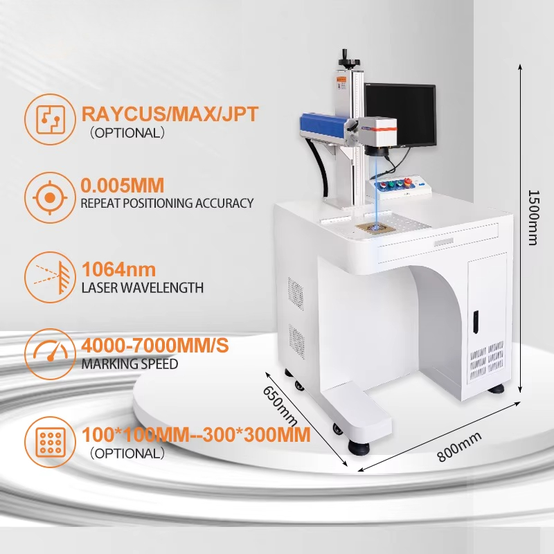 JUNFEI Jpt Raycus Galvo Co2 UV - Fiber Laser Marking Machine 20W incelemesi ve fiyatı