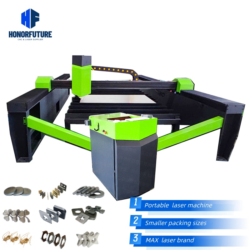 Yeni Taşınabilir 3015 CNC Fibe - Fiber Laser Cutter 1500W Metal incelemesi ve fiyatı