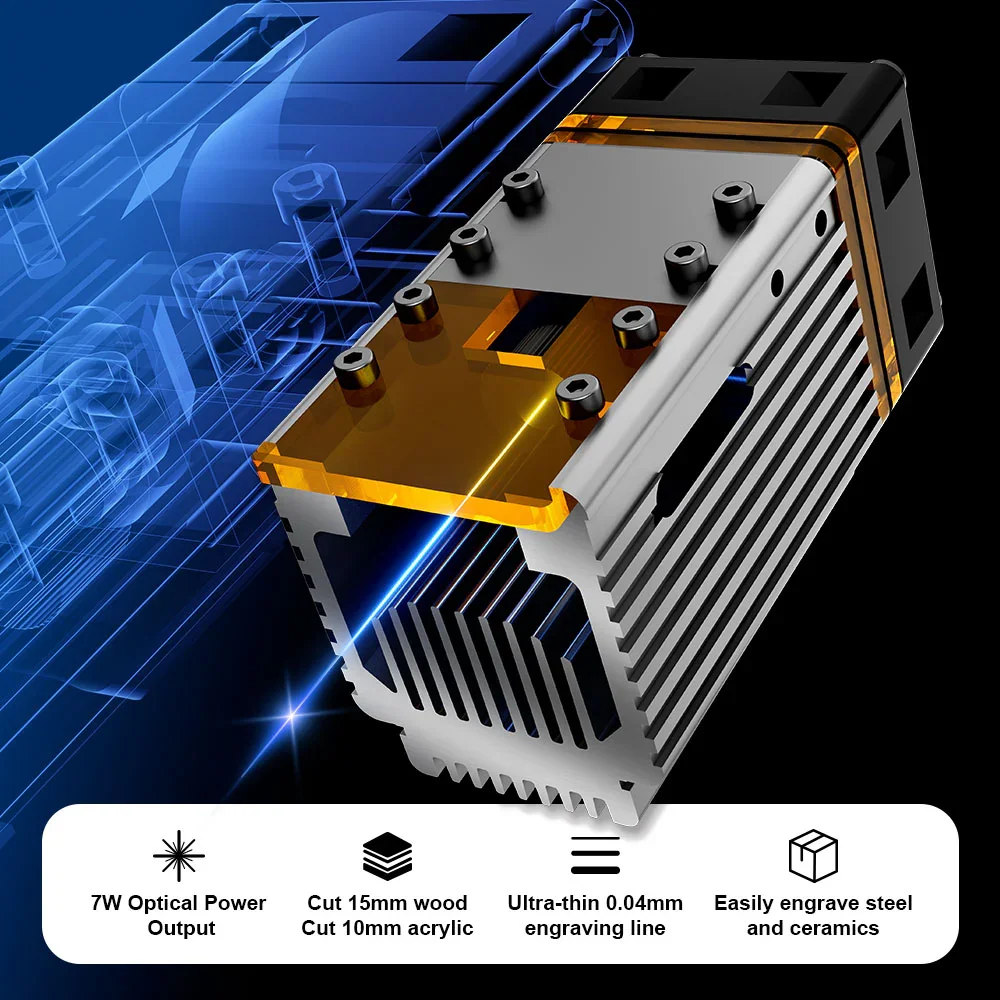 NEJE 7W Diyot Lazer Oyma ve Ke - Laser Engraver 20W Diode incelemesi ve fiyatı