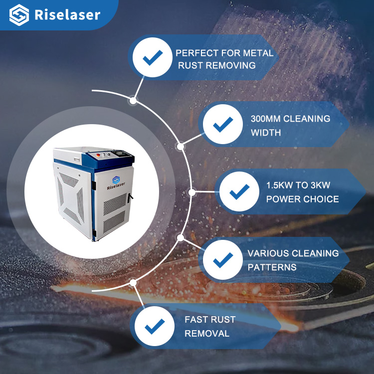 Yüksek Kaliteli 1000w 2000w Fi - Fiber Laser Cleaning Machine 1000W incelemesi ve fiyatı