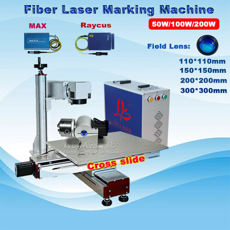 LY Yeni MAX Raycus 50W 100W 20 - Fiber Laser Marking Machine 100W incelemesi ve fiyatı