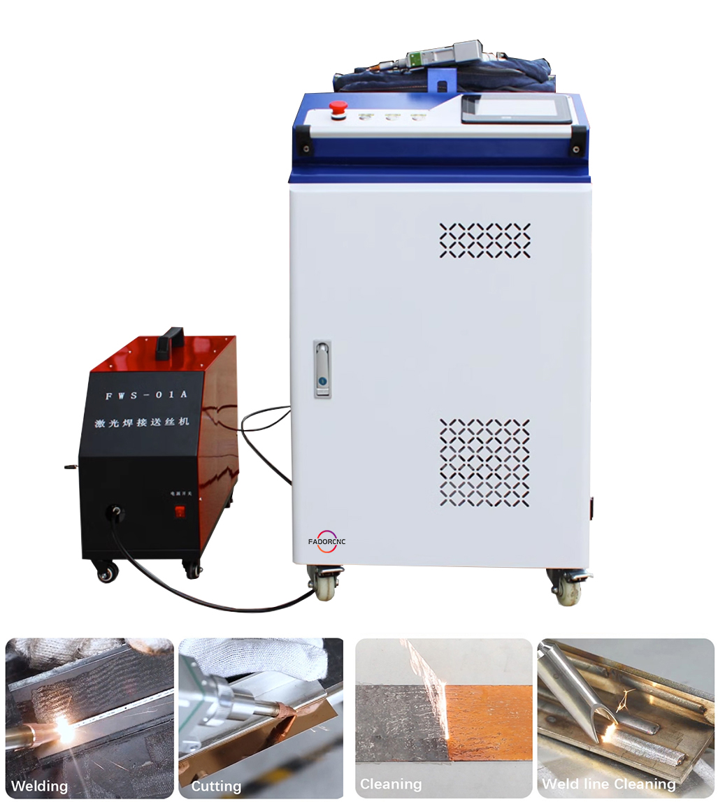 4'ü 1 Arada Fiber Lazer 1000W  - Fiber Laser Welding Machine 1500W incelemesi ve fiyatı