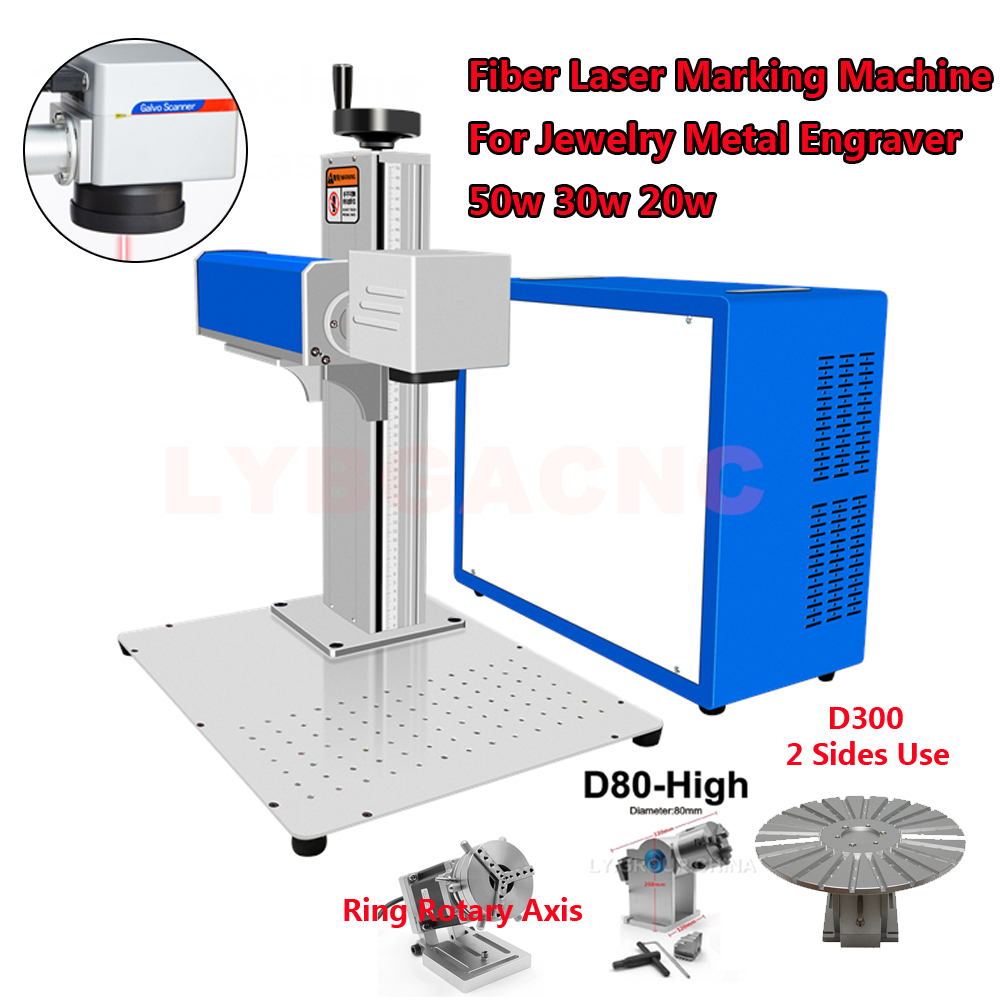 50W Fiber Lazer 30W Metal Mark - Laser Marking Machine Rotary Axis incelemesi ve fiyatı