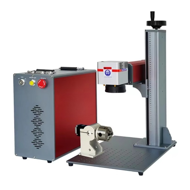 Taşınabilir 100W 60W Lazer Fib - Fiber Laser Marking Machine 100W incelemesi ve fiyatı