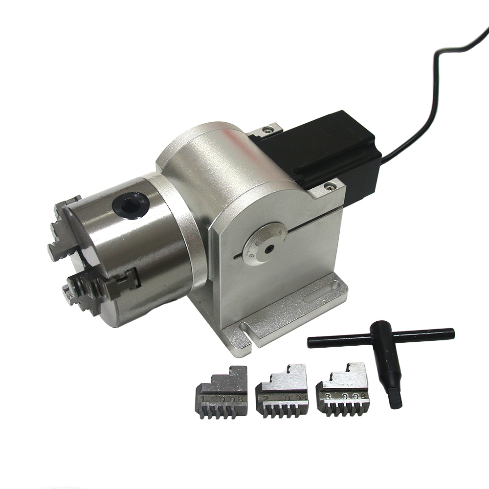 3 Pençe Döner Eksen 80mm Ayna  - Laser Marking Machine Rotary Axis incelemesi ve fiyatı