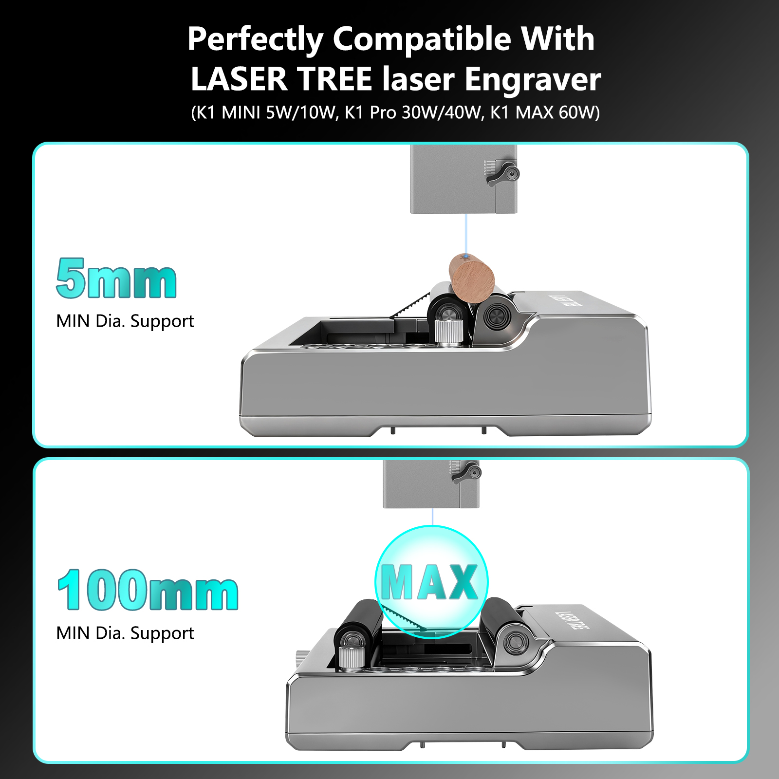 Lazer Ağacı Lazer Döner Silind - Laser Marking Machine Rotary Axis incelemesi ve fiyatı