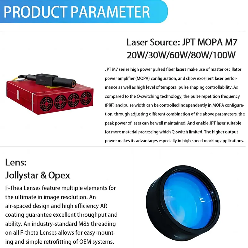 Yeni Nesil Akıllı Algılama Sis - Jpt Fiber Laser 50W incelemesi ve fiyatı
