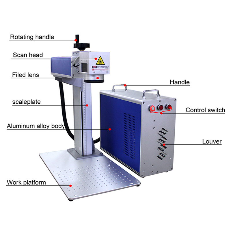 TH-400Pro 100W JPT Masaüstü Fi - Fiber Laser Marking Machine 100W incelemesi ve fiyatı
